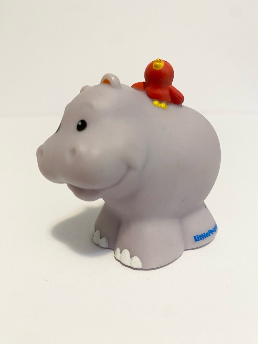 Little People Hippo w Red Bird Zoo Animal Figure Fisher Price Toy 4/$20 🛑